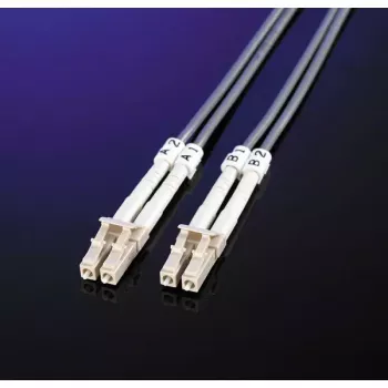 Cabo de ligação de fibra ótica ROLINE OM3 50/125 µm LC/LC 3 m