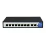 Switch de rede VALUE 21.99.1195 Gigabit Ethernet PoE preto