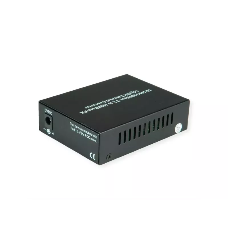Conversor de suporte de rede VALUE 21.99.1199 1000 Mbit/s multimodo preto