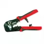 Alicate de cravar cabos VALUE 25.99.8794 preto vermelho 190 mm 347 g