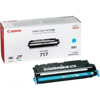 Cartucho de toner Canon 717 1 unid. original ciano