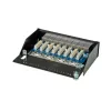 Patch panel de montagem na parede ROLINE Cat.5e 8 portas STP preto