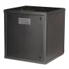 Rack de parede ROLINE Pro 12U 19 polegadas, 600x600 mm, preto, IP20, fechadura com chave