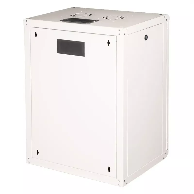 Armário rack 19 polegadas de parede ROLINE Pro 16U 600x450 mm, cinzento, fechadura com chave, IP20