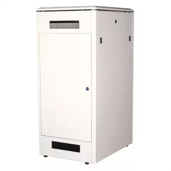 Armário de rede ROLINE 19 polegadas Pro 26U, 600x800 mm LxP, porta de vidro, cinzento, IP20, capacidade de carga 600 kg