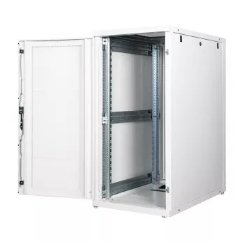 Rack de servidor ROLINE Pro 26U autónomo de 19 polegadas, 600x1000 mm LxP, capacidade de carga 1000 kg, IP20, cinzento
