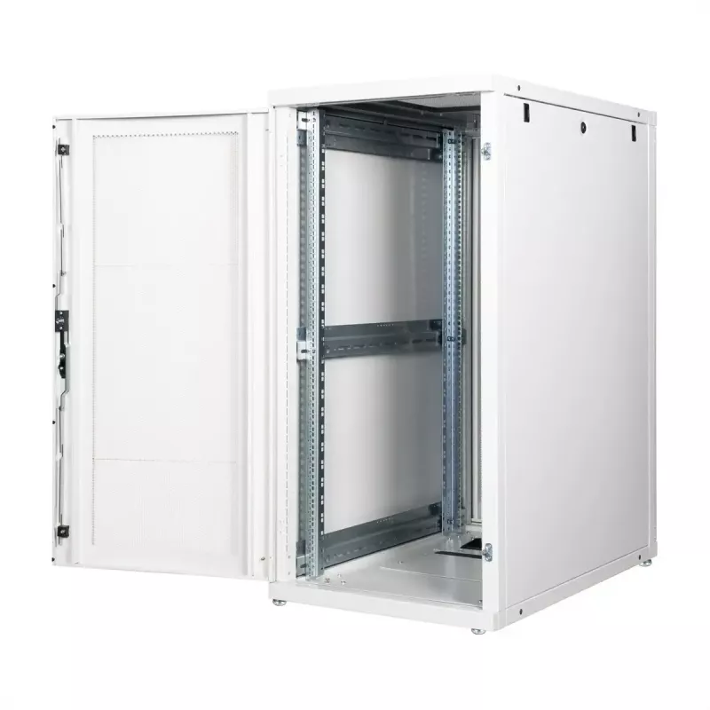 Rack de servidor ROLINE Pro 26U autónomo de 19 polegadas, 600x1000 mm LxP, capacidade de carga 1000 kg, IP20, cinzento