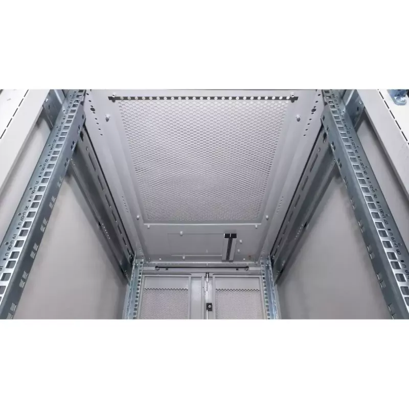 Rack de servidor ROLINE Pro 26U autónomo de 19 polegadas, 600x1000 mm LxP, capacidade de carga 1000 kg, IP20, cinzento