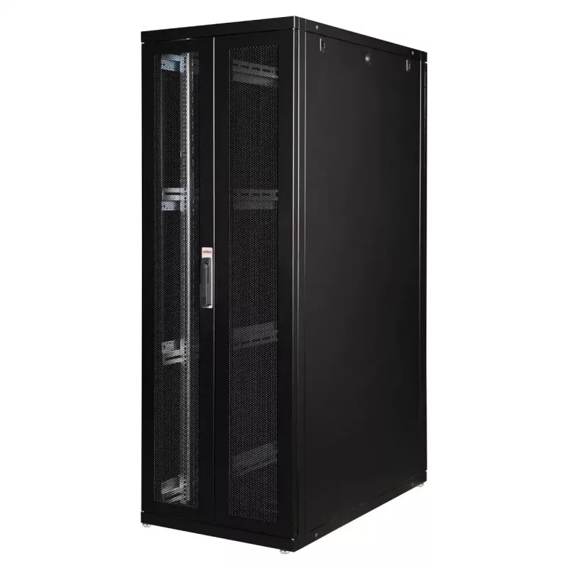 Armário de servidor ROLINE Pro 36 U 600x1000 preto de 19 polegadas autónomo