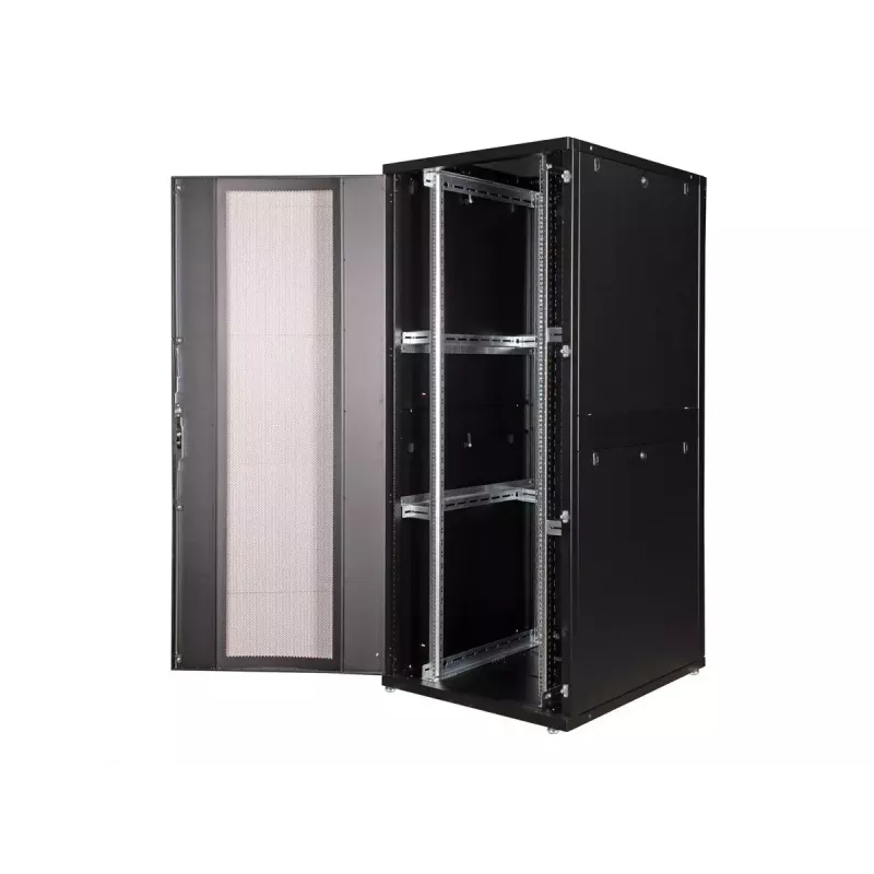 Rack de servidor ROLINE Pro 42 U 800x1000 preto de 19 polegadas autónomo