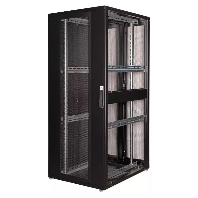 Rack de servidor ROLINE Pro 42 U 800x1000 preto de 19 polegadas autónomo