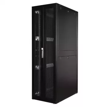 Rack de servidor ROLINE Pro 42 U 600x1000 preto de 19 polegadas autónomo