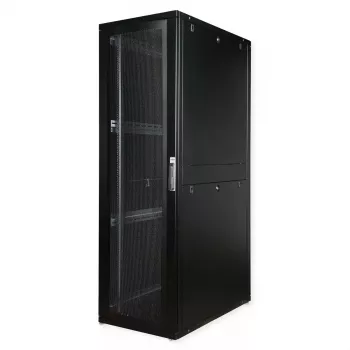 Rack de servidor ROLINE Pro 42 U 600x1000 preto de 19 polegadas autónomo