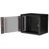 Caixa de parede ROLINE Pro 9U de 19 polegadas, 450x600 LxP, preto, fechadura com chave, IP20