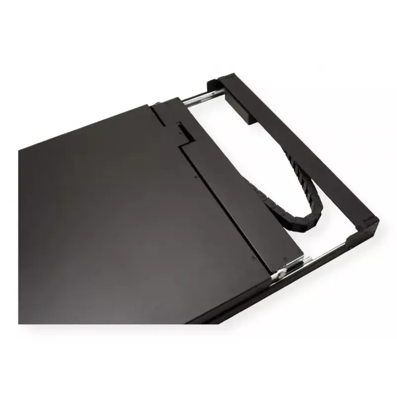 Consola de rack VALUE 26.99.0132 — 19 polegadas (48,3 cm) 1366×768 LCD, 1U, teclado suíço, preto
