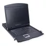 Consola de rack VALUE 26.99.0132 — 19 polegadas (48,3 cm) 1366×768 LCD, 1U, teclado suíço, preto