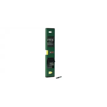 Bosch 2607017070 Conjunto de pontas de chave de fendas com nível de bolha, 17 unid.