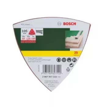 Bosch 2607017111 25 unid. folhas de lixa