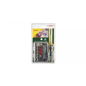 Conjunto de bits de chave de fendas Bosch 2 607 017 331 27 peças sextavado casquilho Torq-Set Phillips