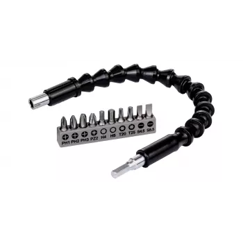 Bosch Conjunto de pontas, 11 unid., Fenda/Pozidriv/Phillips/Torx/Sextavado (2608522377)