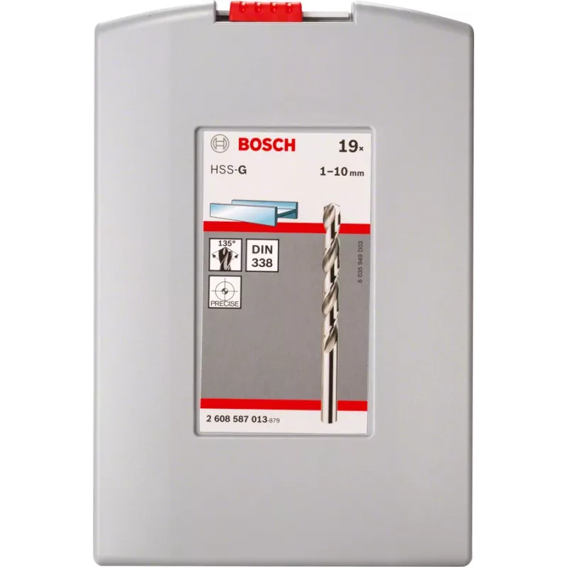 Conjunto de brocas helicoidais Bosch HSS 2608587013