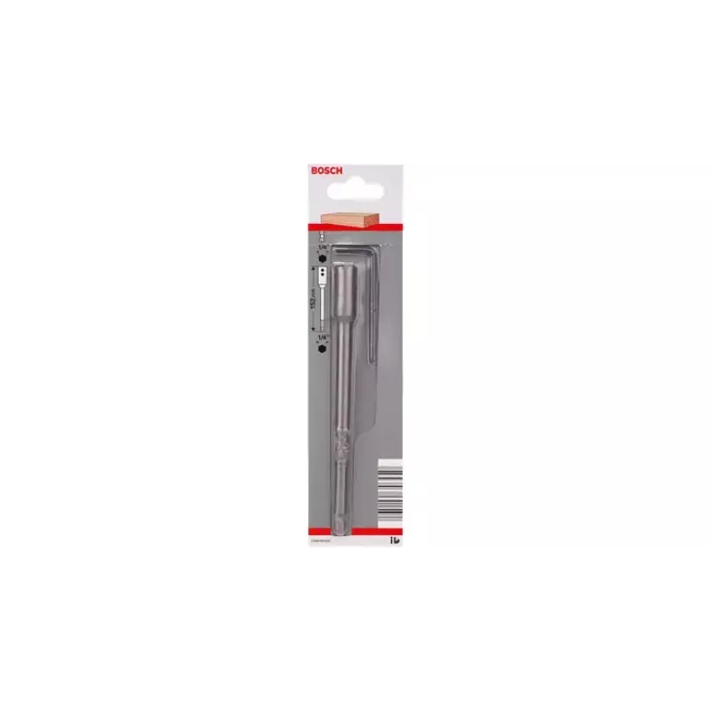 Extensões com encabadouro sextavado Bosch 2608595423 1/4 polegada aço robusto