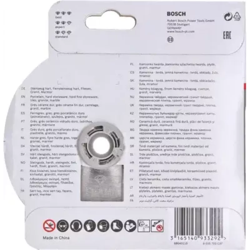 Disco de corte para rebarbadora Bosch 2 608 615 132
