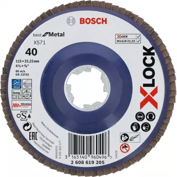 Disco de desbaste para rebarbadora Bosch 2 608 619 205