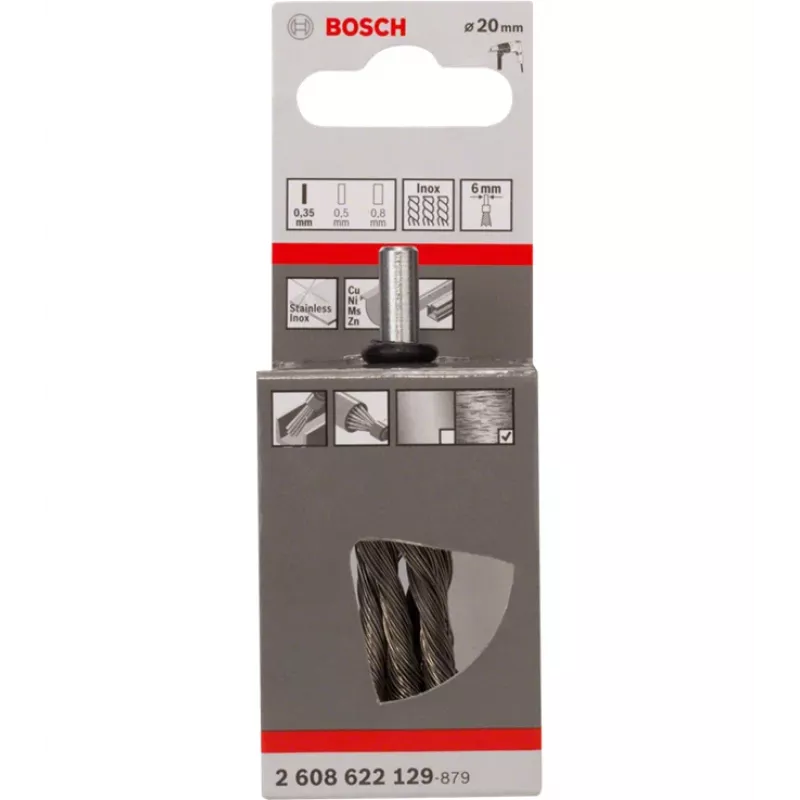 Escova de arame Bosch 2608622129 diâmetro 1,9 cm