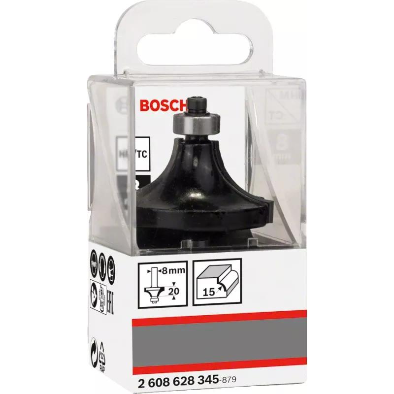 Fresa Bosch 2 608 628 345 fresa de arredondar 1 unid.