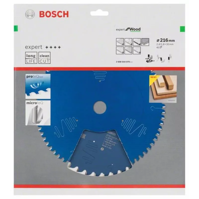 Lâmina de serra circular Bosch 2 608 644 079 21,6 cm 1 unid.