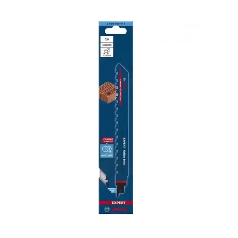 Lâmina Bosch 2 608 900 414 para serra de vaivém/recortar/sabre lâmina de serra sabre carboneto 1 unid.