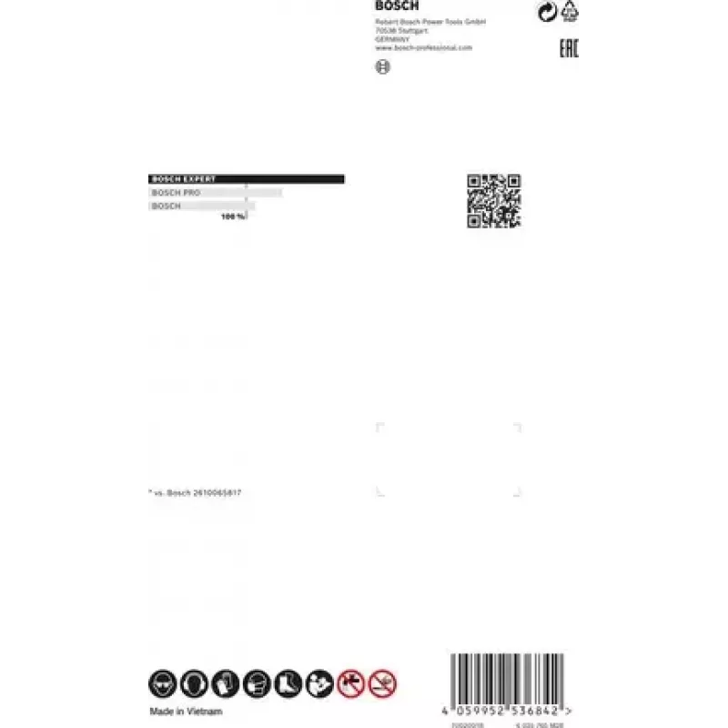Acessório Bosch 2 608 900 536 de lixar/afiar para ferramenta rotativa ferro fundido, metal, plástico, aço inoxidável, aço disco de corte
