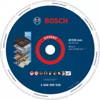 Acessório Bosch 2 608 900 536 de lixar/afiar para ferramenta rotativa ferro fundido, metal, plástico, aço inoxidável, aço disco de corte