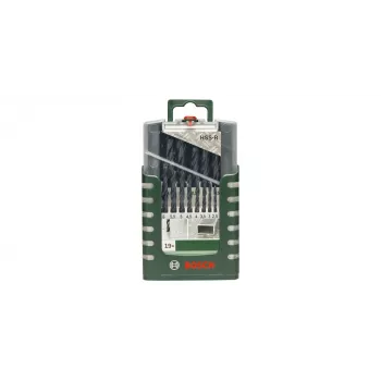Bosch 2609255131 Conjunto de brocas helicoidais HSS-R para metal 19 unid., DIN 338
