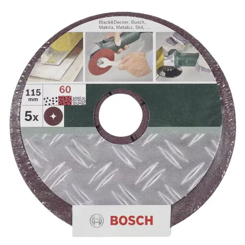 Disco de lixa Bosch 2609256252 diâmetro do furo 2,2 cm embalagem de 5