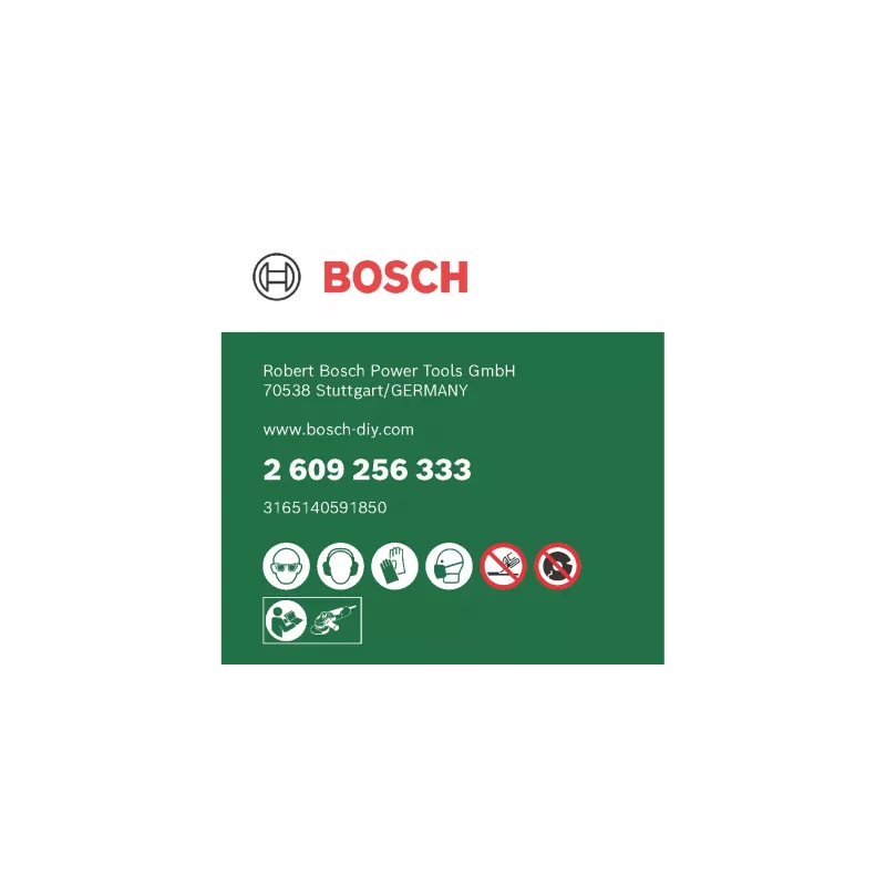 Acessório para rebarbadora Bosch 2 609 256 333 disco de corte