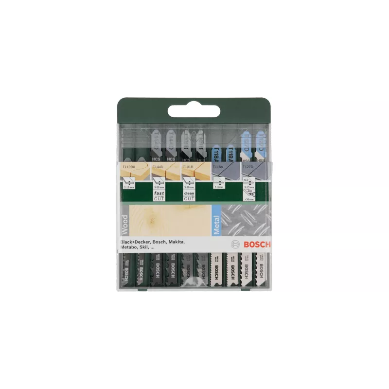 Conjunto de folhas de serra de vaivém/recortar/sabre Bosch 2 609 256 746