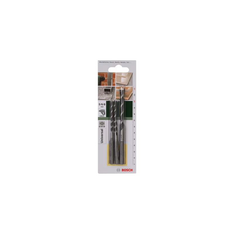 Conjunto de brocas multiusos Bosch SDS-Quick, 3 unid.