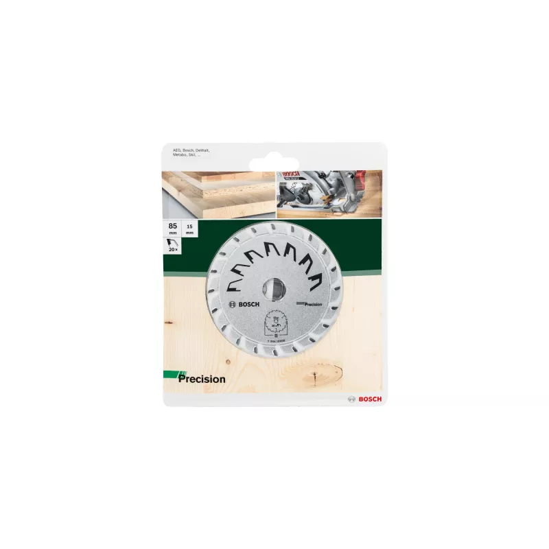 Disco de serra circular Bosch 85 x 15 mm 2609256D81 para corte de madeira
