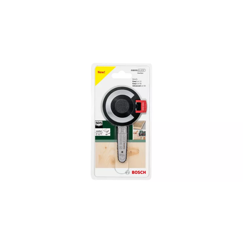 Acessório de folha de serra Bosch nanoBLADE Wood Basic 50 — folha de serra de substituição para madeira, modelo 2609256D83