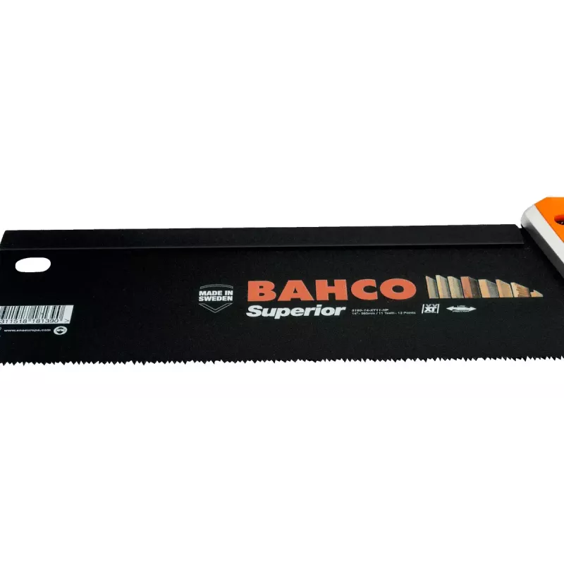 Serra de costas Bahco 3180-14-XT11-HP 35 cm preto laranja