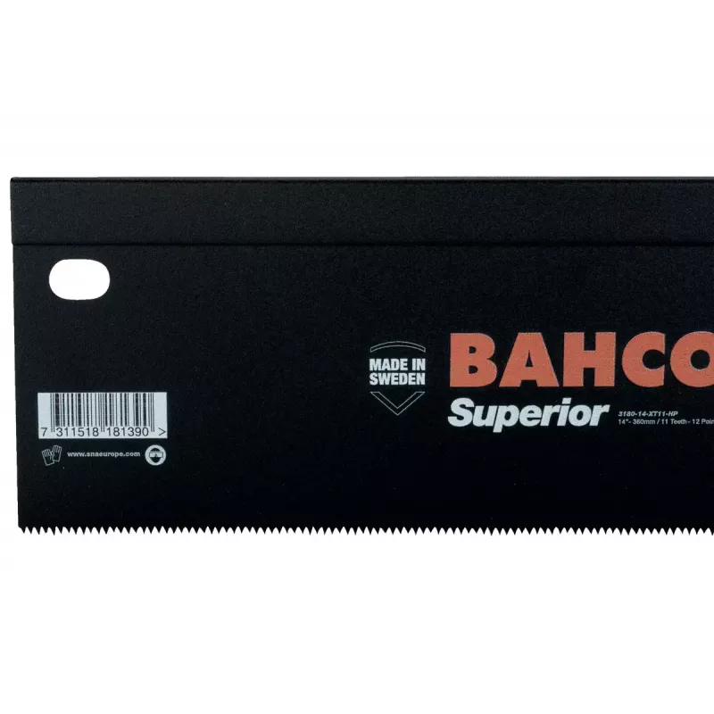 Serra de costas Bahco 3180-14-XT11-HP 35 cm preto laranja