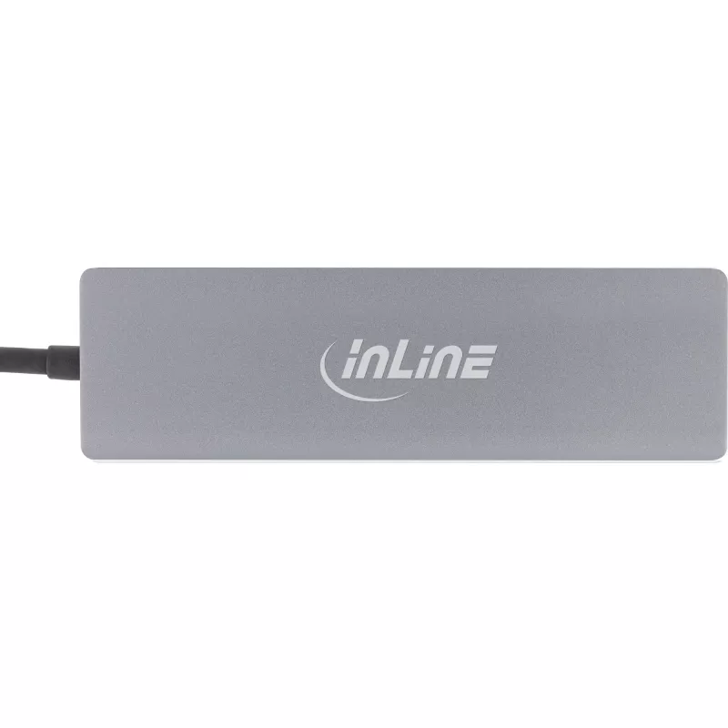 Hub múltiplo USB 3.2 USB-C InLine (3x USB-A + USB-C) - leitor de cartões - HDMI - OTG