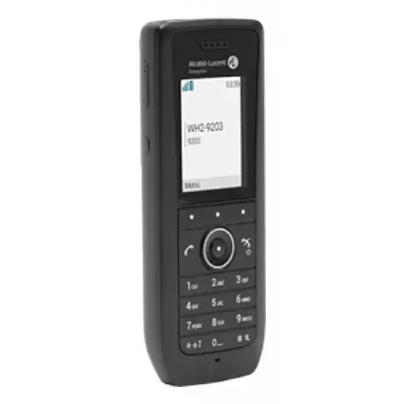 Telefone móvel IP ALCATEL 8158s — terminal sem fios, LCD 2 polegadas 230×320, Wi-Fi a/b/g/n/ac, codecs G.711/G.729/OPUS, preto