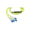 Cabo InfiniBand/fibra ótica BlueOptics 10 m MPO 4x LC LC/APC