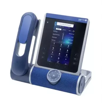 Telefone IP Alcatel-Lucent ALE-500 azul sem fios LCD 5,5 polegadas