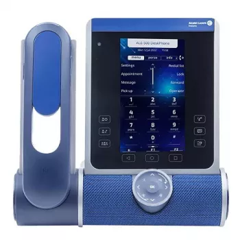 Telefone IP Alcatel-Lucent ALE-500 azul sem fios LCD 5,5 polegadas