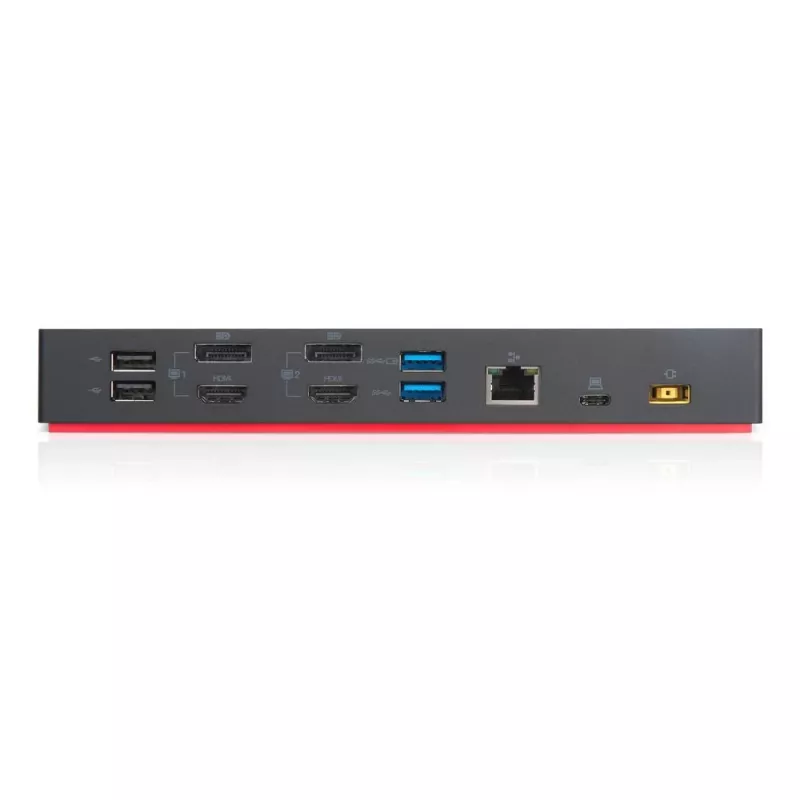Lenovo ThinkPad Hybrid USB-C com dock USB-A com fios USB 3.2 Gen 2 (3.1 Gen 2) Type-C preto