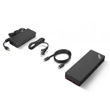 Lenovo ThinkPad Universal Thunderbolt 4 com fios preto conectividade com fios 135W